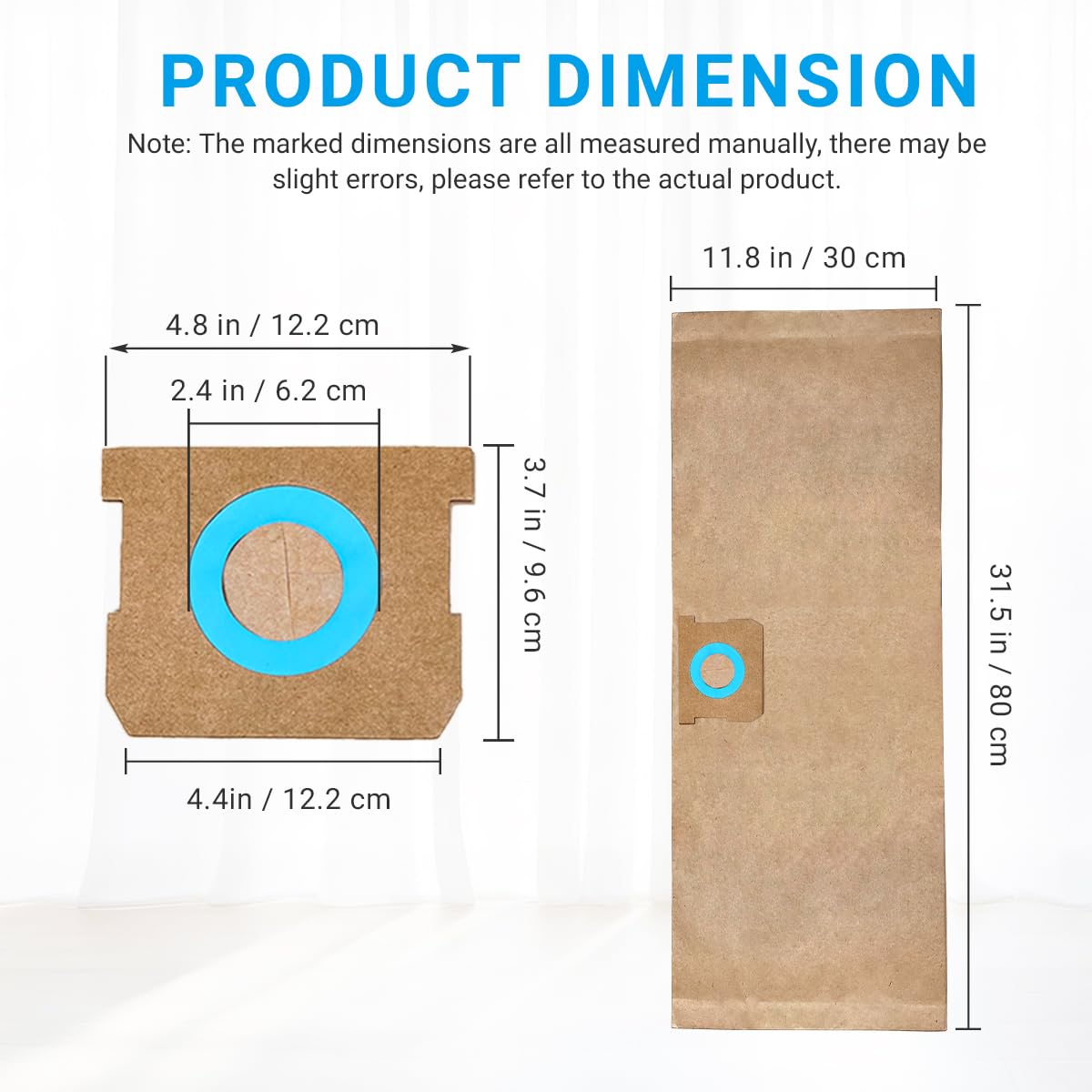Amazon.com: 8 Pack DXVA19-4104 Disposable Filter Bags Compatible
